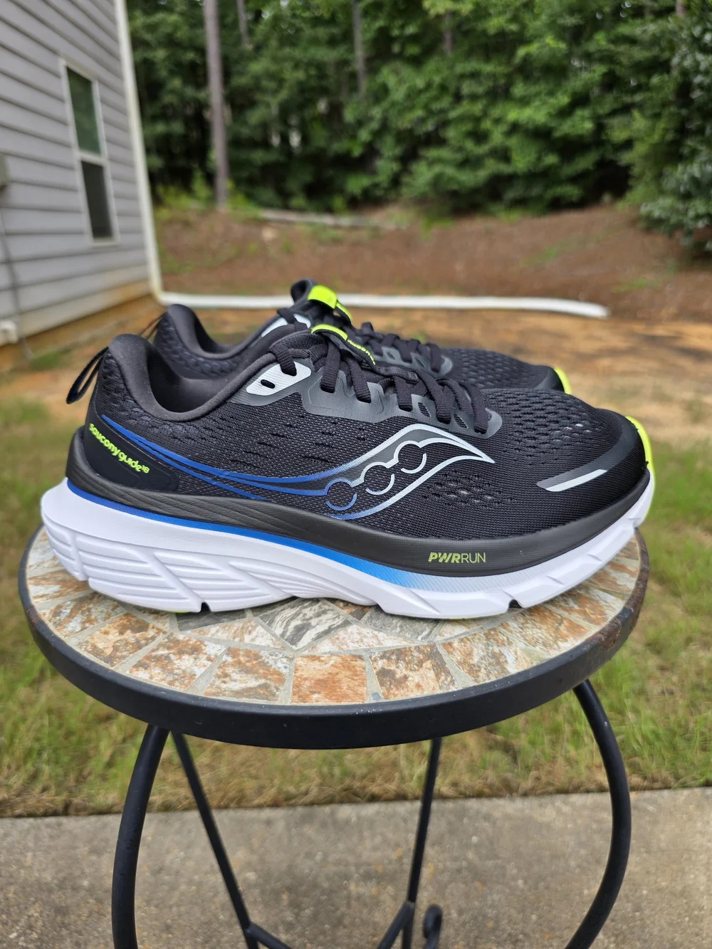 Saucony Guide 18 S20998-285 Black/Lapis Running Shoes Men's Size 8.5 Worn 2x